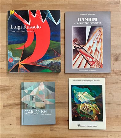 FUTURISMO E ASTRATTISMO - Lotto unico di 4 cataloghi