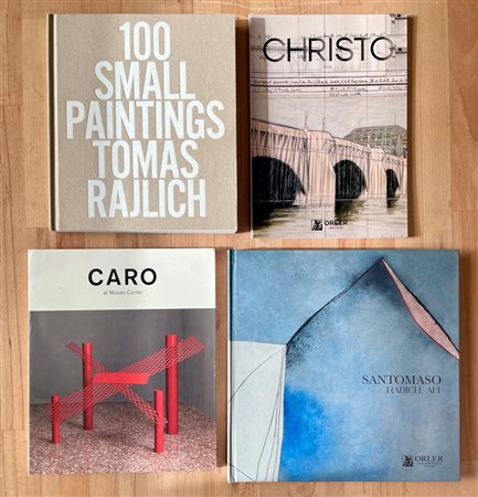 ARTISTI IDEL DOPOGUERRA (CHRISTO, RAJLICH, SANTOMASO E CARO) - Lotto unico di 4 cataloghi