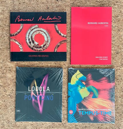 MARCO LODOLA E BERNARD AUBERTIN - Lotto unico di 4 cataloghi