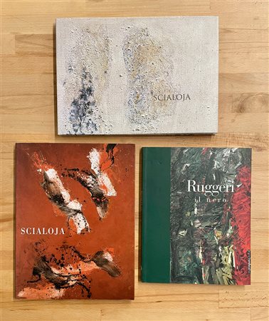 TOTI SCIALOJA E PIERO RUGGERI - Lotto unico di 3 cataloghi