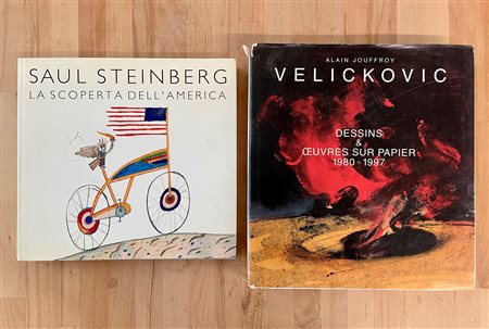 VLADIMIR VELICKOVIC E SAUL STEINBERG - Lotto unico di 2 cataloghi