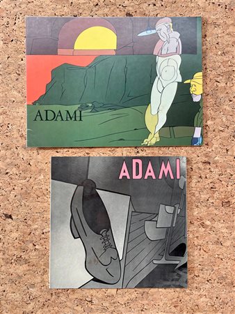 VALERIO ADAMI - Lotto unico di 2 cataloghi