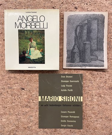 GIORGIO MORANDI, MARIO SIRONI E ANGELO MORBELLI - Lotto unico di 3 cataloghi