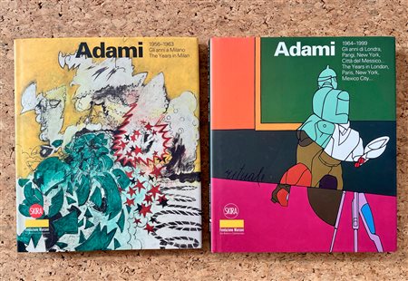 VALERIO ADAMI - Lotto unico di 2 cataloghi