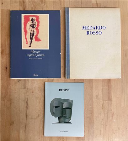MARINO MARINI, MEDARDO ROSSO E REGINA - Lotto unico di 3 cataloghi