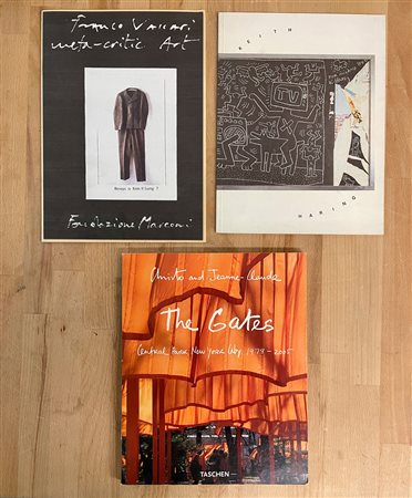 CHRISTO, KEITH HARING E FRANCO VACCARI - Lotto unico di 3 cataloghi