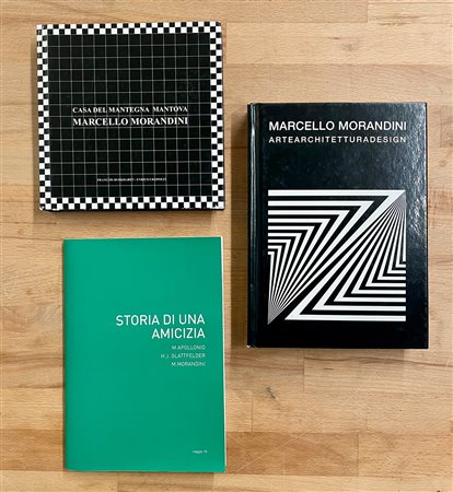 MARCELLO MORANDINI - Lotto unico di 3 cataloghi, di cui uno autografato