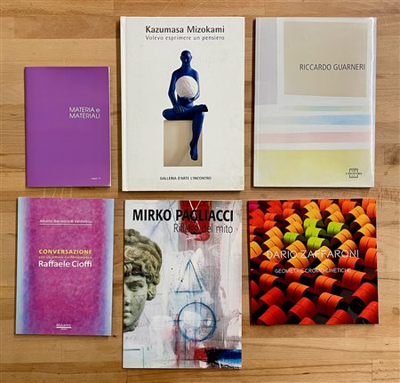 ARTE CONTEMPORANEA ITALIANA - Lotto unico di 6 cataloghi