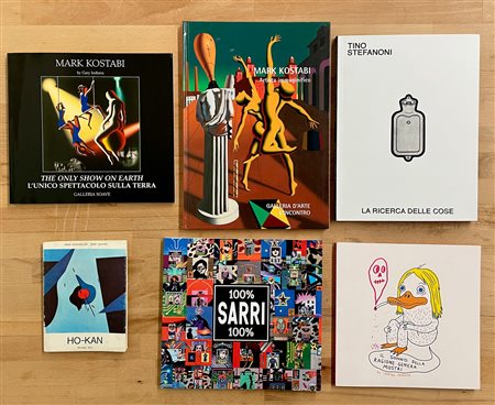 ARTE CONTEMPORANEA - Lotto unico di 6 cataloghi