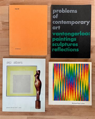 ARTE INTERNAZIONALE DEL DOPOGUERRA - Lotto unico di 4 cataloghi