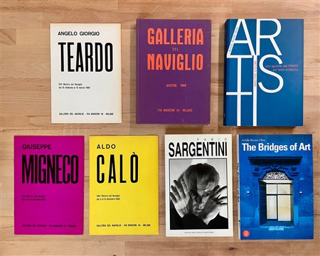 ESPOSIZIONI COLLETTIVE E PERSONALI DEL DOPOGUERRA - Lotto unico di 7 cataloghi