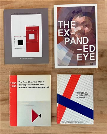 ASTRAZIONE GEOMETRICA - Lotto unico di 4 cataloghi