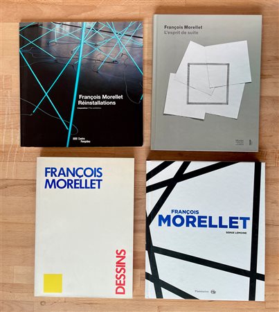 FRANÇOIS MORELLET  - Lotto unico di 4 cataloghi