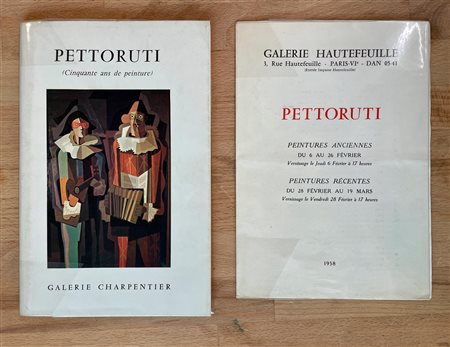 EMILIO PETTORUTI - Lotto unico di 2 cataloghi