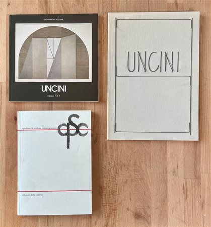 GIUSEPPE UNCINI - Lotto unico di 3 cataloghi
