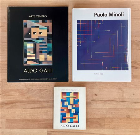 PAOLO MINOLI E ALDO GALLI - Lotto unico di 3 cataloghi
