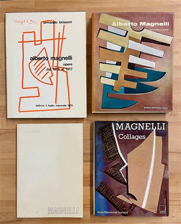 ALBERTO MAGNELLI - Lotto unico di 4 cataloghi