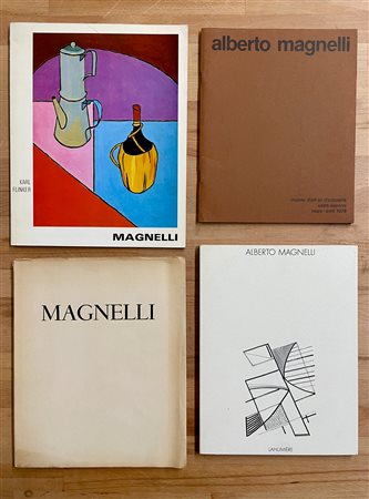 ALBERTO MAGNELLI - Lotto unico di 4 cataloghi