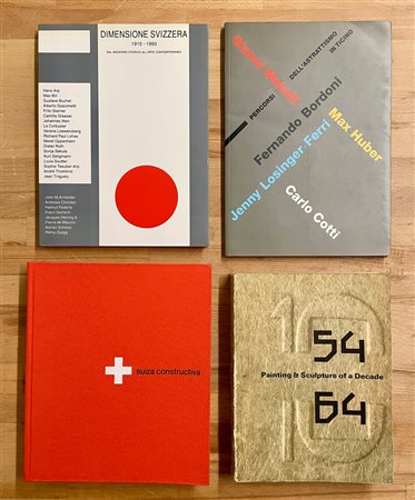 ARTE SVIZZERA - Lotto unico di 4 cataloghi