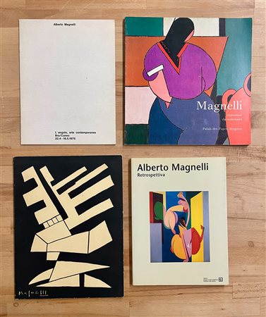 ALBERTO MAGNELLI - Lotto unico di 4 cataloghi
