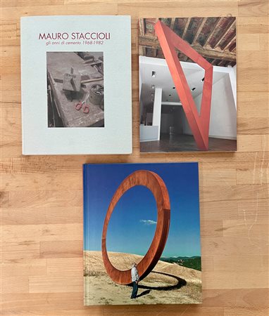 MAURO STACCIOLI - Lotto unico di 3 cataloghi
