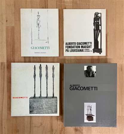 ALBERTO GIACOMETTI  - Lotto unico di 4 cataloghi