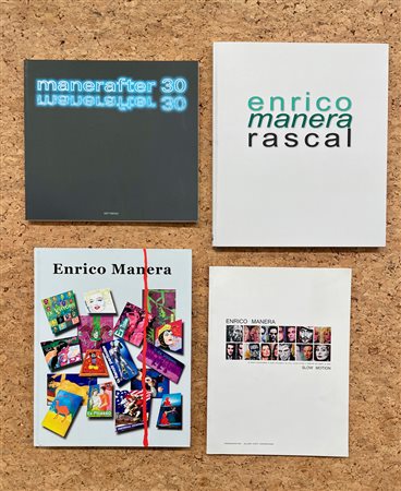 ENRICO MANERA - Lotto unico di 4 cataloghi