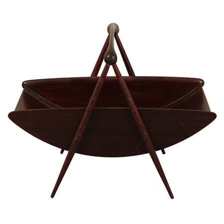 Portariviste Legno. Anni '50. Cm 36x60 h 44