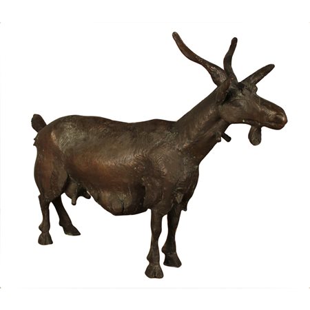 Giacomo Baragli (1934/1989) "Capra" Scultura in bronzo . Cm 130x37 h 94