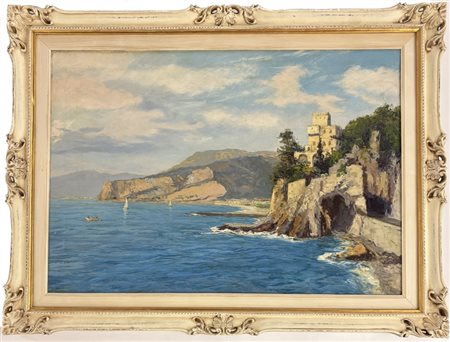 Giuseppe Arigliano Genova 1917 - 1999, Il Castello di Finale Ligure
