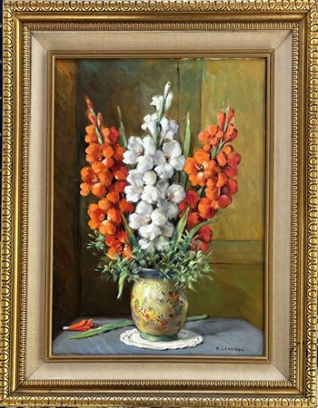Alfio Paolo Graziani Roncoferraro di Mantova 1900 - 1981 Gavirate (NA), Vaso di fiori 
