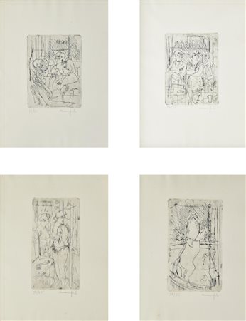 Alberto Manfredi ANFITEATRO BESCAPE', 1976 cartella contenente un testo di...