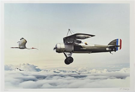 Mr Strange MEETING, 2021 stampa tipografica su carta Fedrigoni-Tintoretto...