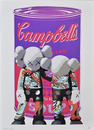 DEATH NYC SENZA TITOLO, 2020 serigrafia, cm 45x32; es. 7/100 firma, data e...