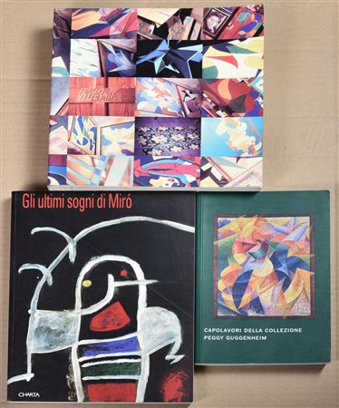 LOTTO TRE LIBRI -Capolavori della Collezione Peggy Guggenheim, cm 23x15 -Gli...