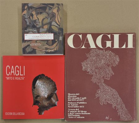 LOTTO DI LIBRI CORRADO CAGLI -Corrado Cagli, La Pittura, L'Esilio, L'America...