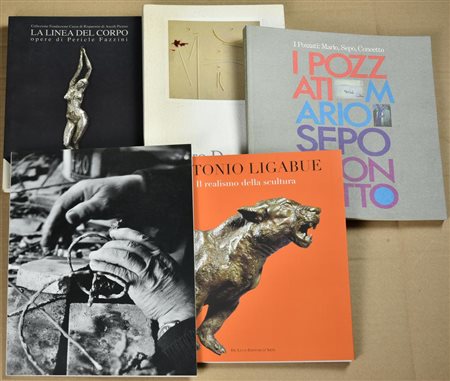 LOTTO DI CINQUE LIBRI -Piero Dorazio, opere a 3 dimensioni 1950-60 -I...
