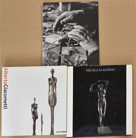 LOTTO DI TRE LIBRI -Alberto Giacometti, Mazzotta Editore 2005, cm 27x23...