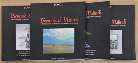LOTTO DI QUATTRO LIBRI Biennale di Malindi dal vol. 1 al vol. 2 a cura di...