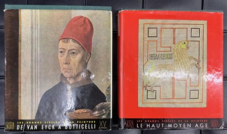 LOTTO DI DUE LIBRI volumi in francese Les Grands Siecles de la Peinture - Le...