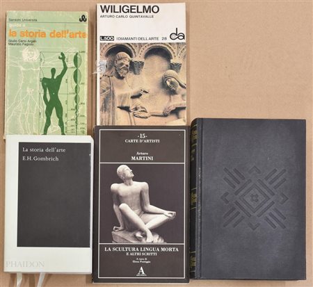 LOTTO DI CINQUE LIBRI - Arturo Martini, la Scultura Lingua Morta e altri...