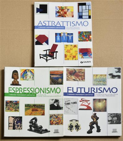 I GRANDI MOVIMENTI ARTISTICI -Futurismo -Espressionismo -Astrattismo cm 22x16...