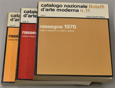 LOTTO DI TRE LIBRI - Rassegna 1979 - Rassegna 1978 - Rassegna 1976 27,5x24,5...