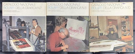 LOTTO DI TRE LIBRI - Catalogo Nazionale Bolaffi della Grafica n.8 - Catalogo...