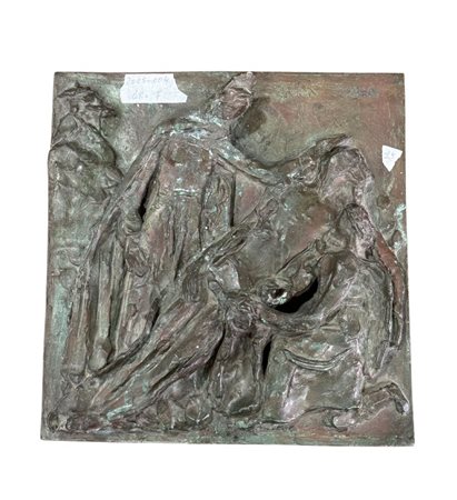 Scultura in arte contemporanea, raffigurante La Morte di Cristo. Dimensioni:...