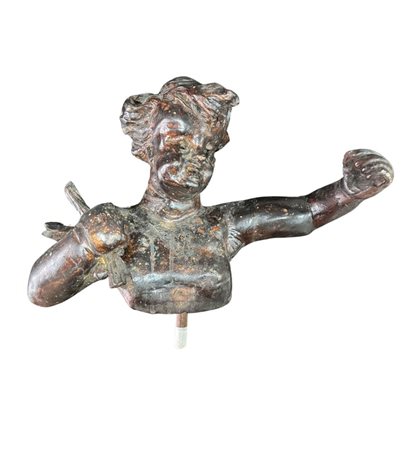 Scultura in legno, periodo XIX secolo, raffigurante Bambino. Dimensioni:...