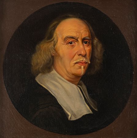 Maniera di Giovanni Battista Gaulli, detto il Baciccia - Ritratto di Gian Lorenzo Bernini