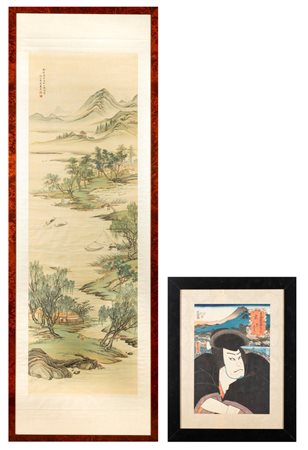 Lotto composto da due stampe orientali