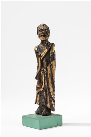 Scultura in bronzo raffigurante Sennin, Japan, 19th century