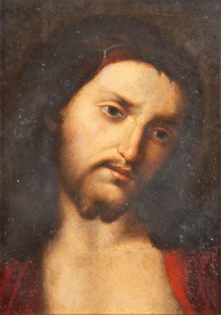Scuola tedesca, secolo XVII - Cristo coronato di spine